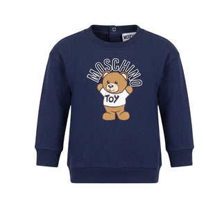 Moschino Tuta Sportiva In Cotone Per Neonati MUK03P