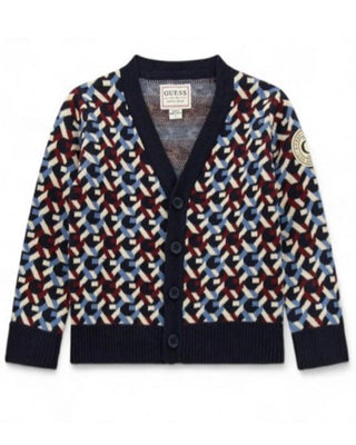 Guess Cardigan con logo jacquard N4BR05Z3GV0