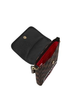 SPRAYGROUND Borse Peeking Charactere Check Messenger Slin 910B7505NSZ