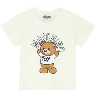 Moschino T-shirt girocollo con simbolo MUM032