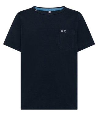 Sun68 T-Shirt Con Logo T35301 In Cotone