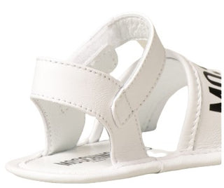 Moschino Sandals WITH WRITING 67331 WITH VELCRO