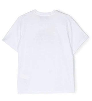 Dsquared2 T-shirt girocollo con logo e stampa DQ1975-D0A3Z