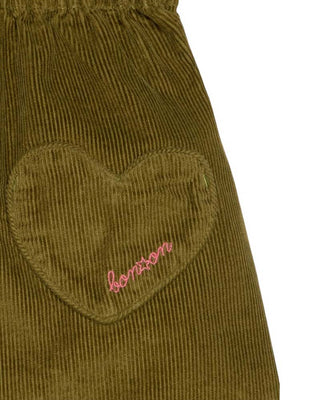 Bonton Gonna in velluto a coste da bambina MCF030001LD