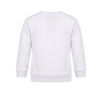 Moschino Felpa Girocollo In Cotone Con Stampa MOF04Q Per Neonati