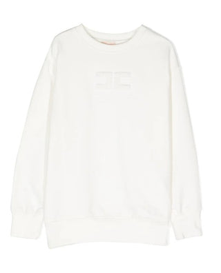 Elisabetta Franchi Sweatshirt mit Rundhalsausschnitt EFFE110