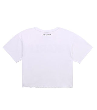 Karl Lagerfeld T-Shirt mit Rundhalsausschnitt Z15291