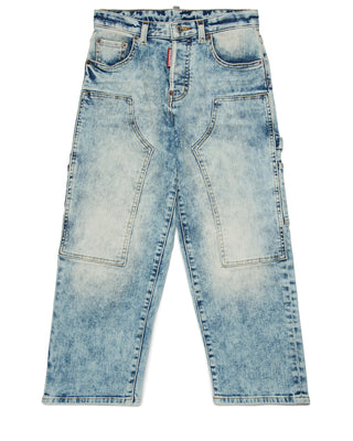 Dsquared2 Jeans Loose Fit Straight DQ2636 D0AC2 In Denim