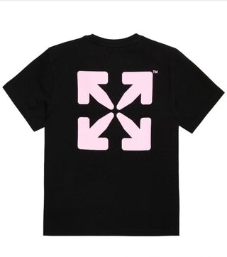 Off-White-T-Shirt mit Rundhalsausschnitt OGAA001S22JER005