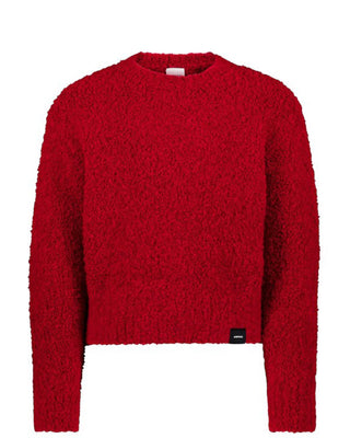 Aspesi Maglia cropped rossa da bambina F24042MAEM909