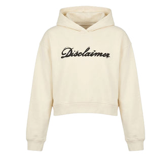 Disclaimer Felpa Avorio Con Cappuccio 26IDK59206A Per Bambina