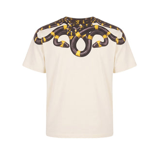 Marcelo Burlon T-shirt Avorio Con Stampa F6CMJBTH022-412 Per Bambini