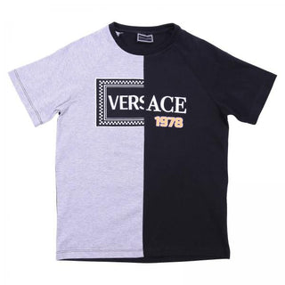 Versace T-shirt girocollo con logo VMTS240