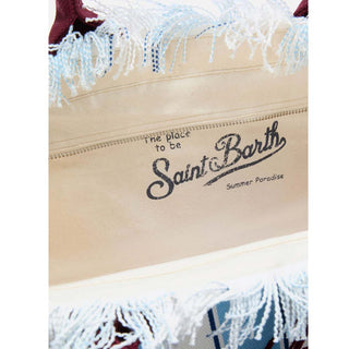 Mc2 Saint Barth Borsa Colette In Canvas Con Fantasia A Righe COL0001/00938L