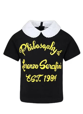 Philosophy T-Shirt mit Rundhalsausschnitt und Aufdruck PFTS005
