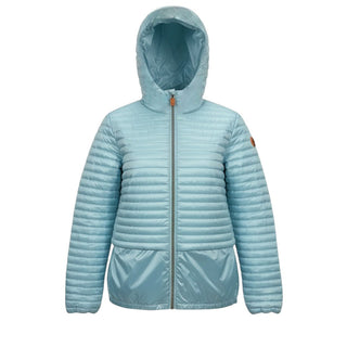 Save the Duck Giubbino 100 Grammi J3085G Celeste Bi-tessuto Da Bambina