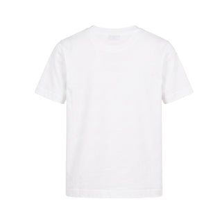 Stone Island T-shirt Bianca A Maniche Corte L2S162100003/V0001 Per Bambino