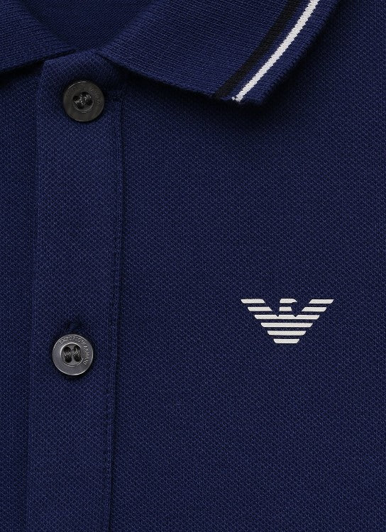 Armani Polo t-shirt with 8NHFB5-1JPTZ symbol
