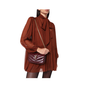 Yves Saint Laurent Borsa LouLou Bordeaux 821749AAEAX