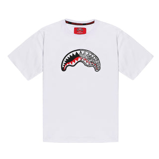 SPRAYGROUND T-shirt A Maniche Corte Bianca Con Stampa SPY1413WHT