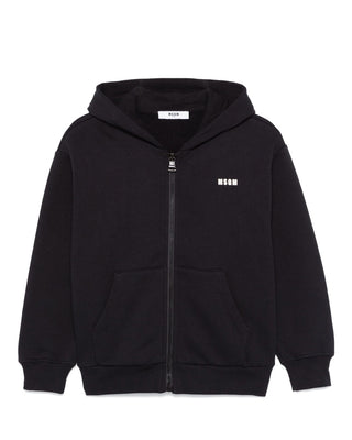 Msgm Felpa con zip e cappuccio F4MSJGZH258