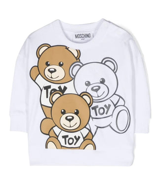 Moschino Crewneck Sweatshirt with Logo and Symbol MWF03Q