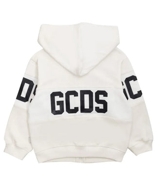 GCDS Felpa con zip e cappuccio DNF004