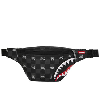 SPRAYGROUND Marsupio GRAY PEEKING CHARACTER CHECK SAVVY 910B8912NSZ