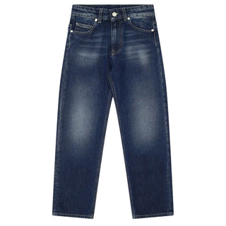 Please Jeans Loose Fit in denim blu sfumato PHM2B11B78J