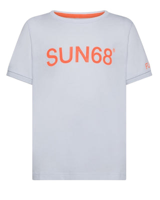 Sun68 T-Shirt Con Stampa T35308 In Cotone