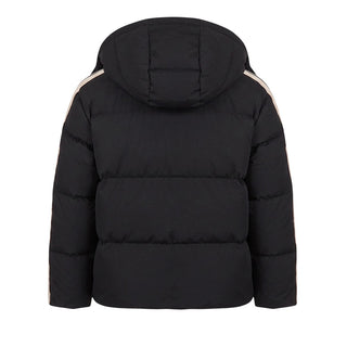 Palm Angels Giubbino Nero Trapuntato Con Cappuccio F6PAJBPF005/110 Per Bambini