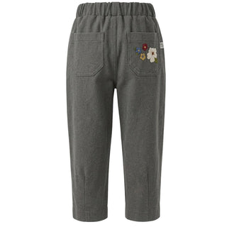 BLOOM Pantaloni Grigi In Twill 138603 Per Bambina