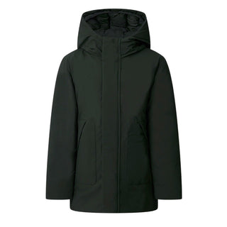 Save the Duck Parka Albi con cappuccio e logo J41447B