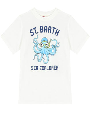 Mc2 Saint Barth T-Shirt Sub Octo TSH0001 03034H In Cotone
