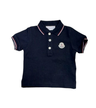 Moncler T-shirt a polo con simbolo POMH59-E096A