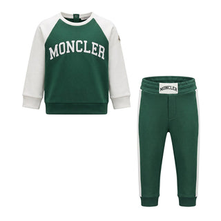 Moncler Tuta In Felpa Per Neonato I29518M00010