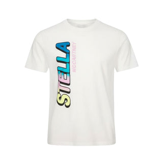 Stella Mccartney T-shirt bianca con stampa frontale TU8D61-Z0434