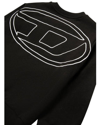 Diesel Felpa Girocollo J02274-0GYCJ Con Maxi Logo Oval D