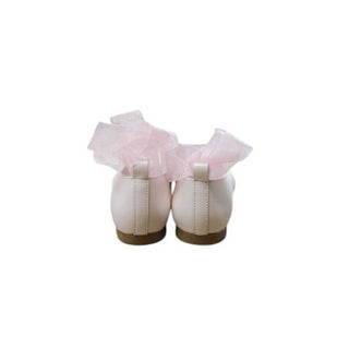 Panyno Ballerine Con Nastro Organza f3601 In Pelle