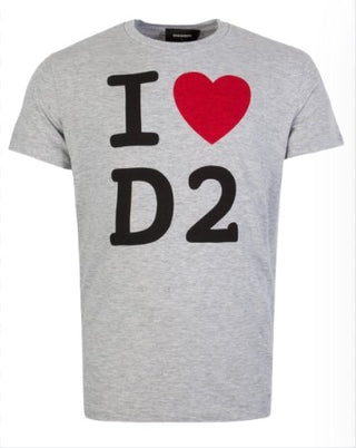 Dsquared2 T-shirt girocollo con logo S74GD0670