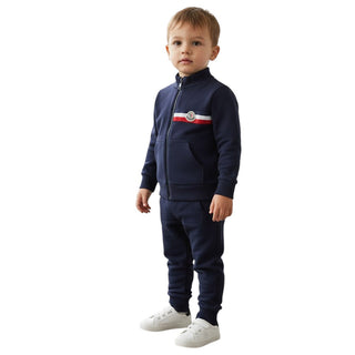 Moncler Tuta Sportiva Blu Per Neonato F29518M72320