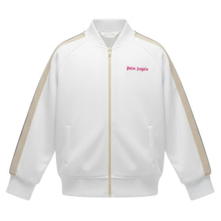Palm Angels Felpa Track Avorio Per Bambina PGBD002S26FAB001/002