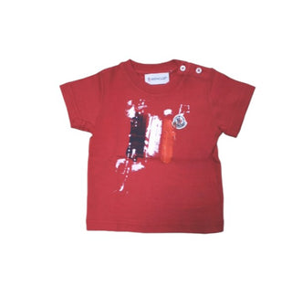 Moncler T-shirt girocollo con simbolo POMM83-M0Q93