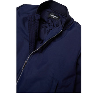 Dsquared2 Giubbino Bomber Imbottito Blu DQ3436-D0AIC-DQ864 Per Bambino