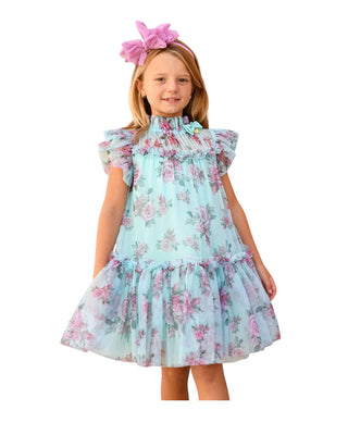 Angel's Face Abito MARIGOLD AQUA MARIN In Tulle