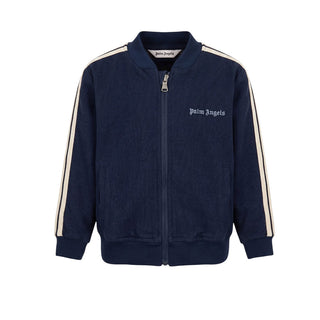 Palm Angels Felpa Blu Con Zip F6PANBJK211/126 Per Neonato