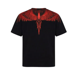 Marcelo Burlon T-shirt Nera Con Wings F6CMJUTH132-110 Per Bambini