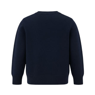 Dottor Kids Maglia girocollo in misto lana da bambino DK22J