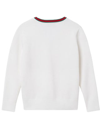 Gucci Maglia Scollo A V 807873-XKEIS In Cotone