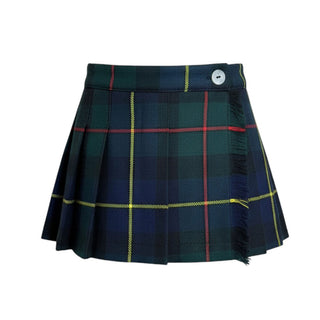 Arc-en-ciel Gonna tartan in lana da bambina 1127JJ